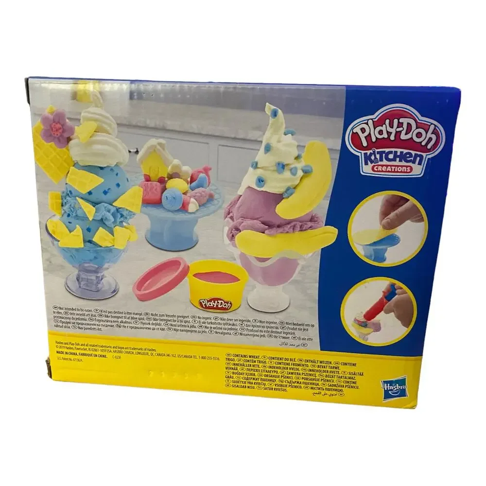 Play-Doh Kitchen Creations Scoops 'n Sundaes Set Play-set New Gift